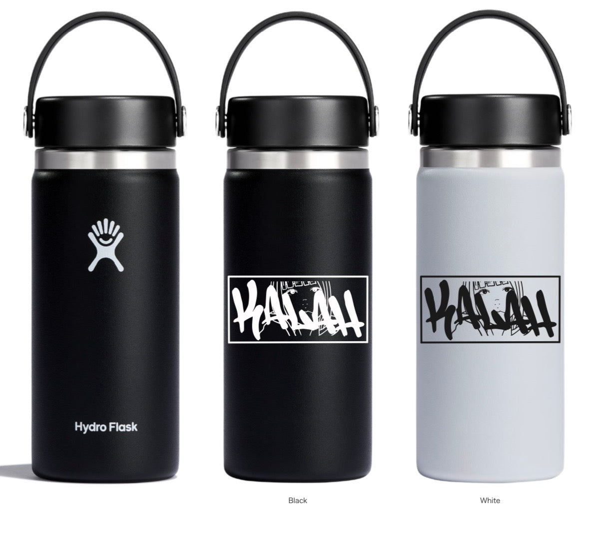 【再入荷】HYDROFLASK 16oz Wide Mouth -KALAH edition- design by KONCHIKUSHOW